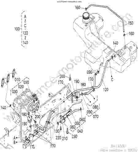 KUBOTA - BX2350 : Circuit carburant