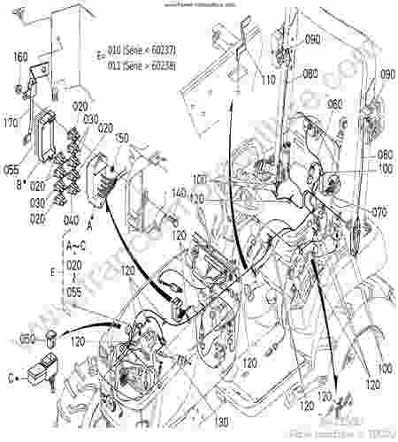 KUBOTA - BX2350 : Faisceaux éléctrique
