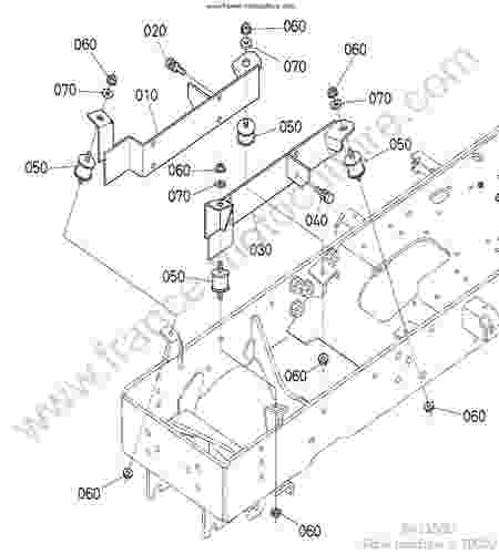 KUBOTA - BX2350 : Support moteur