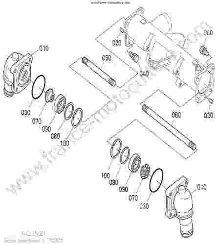 KUBOTA - BX2350 : Pont avant