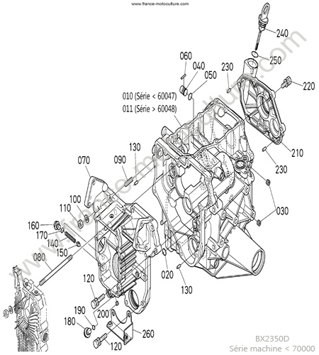 Carter transmission KUBOTA BX2350