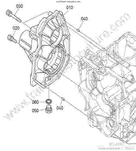 KUBOTA - BX2350 : Carter pont arriere