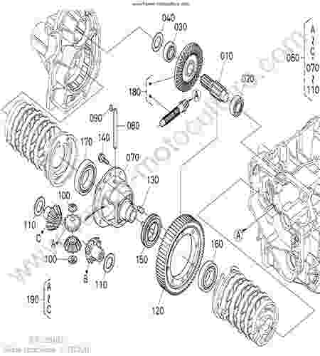 KUBOTA - BX2350 : Differentiel arriere