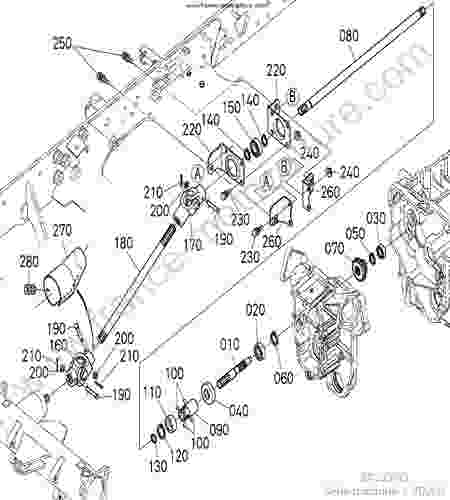 KUBOTA - BX2350 : Cardan transmission