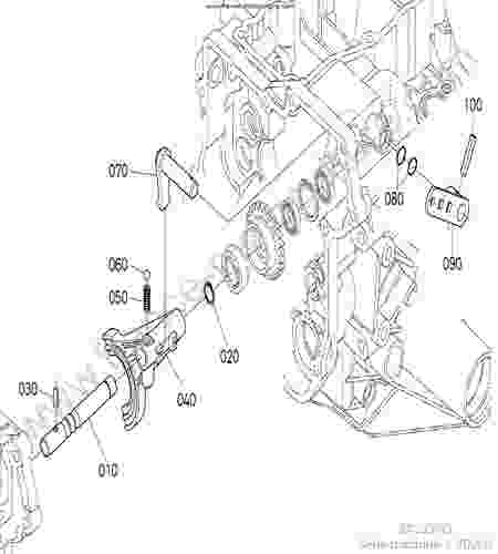 KUBOTA - BX2350 : Fourchette prise force