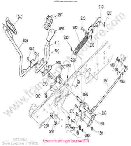 KUBOTA - BX2350 : Pedale avancement 2