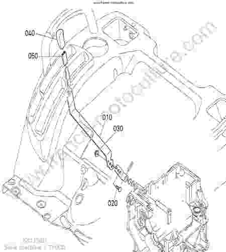 KUBOTA - BX2350 : Levier changement gamme