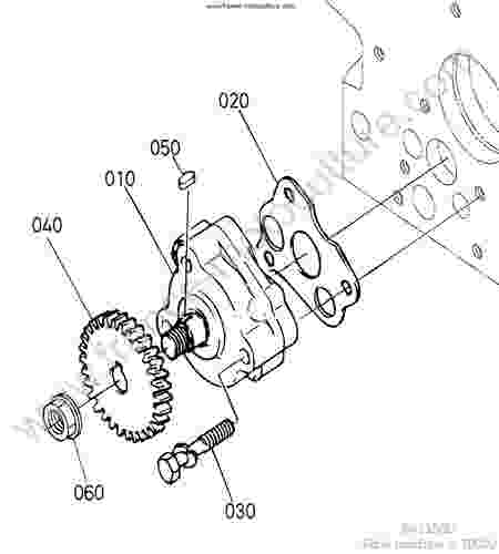 KUBOTA - BX2350 : Pompe huile