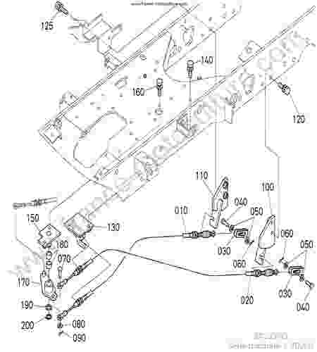 KUBOTA - BX2350 : Cables freins main