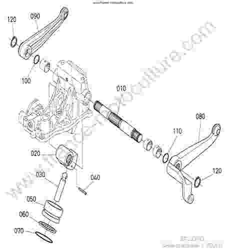 KUBOTA - BX2350 : Bras relevage
