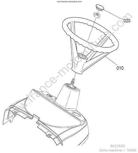Volant KUBOTA BX2350