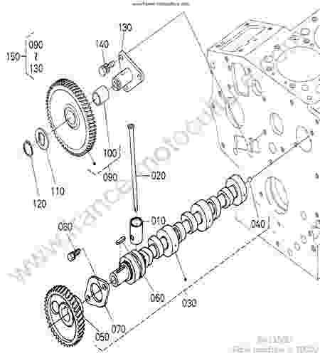 KUBOTA - BX2350 : Arbre cames