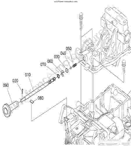 KUBOTA - BX2350D : Molette ajustement