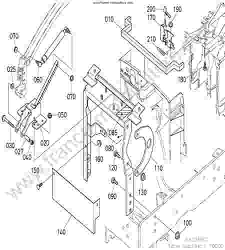 KUBOTA - BX2350D : Support capot