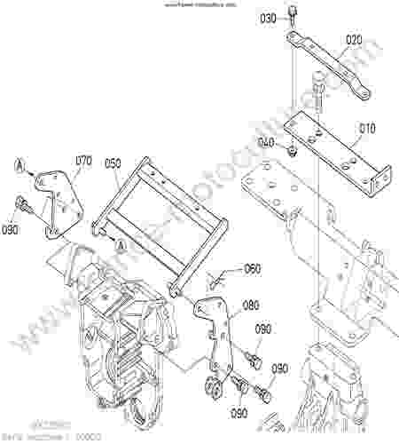 KUBOTA - BX2350D : Support siège