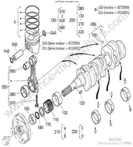 KUBOTA - BX2350D : Pistons / vilebrequin