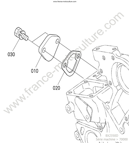 Bouchon KUBOTA BX2350D