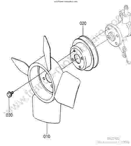 KUBOTA - BX2350D : Ventilateur