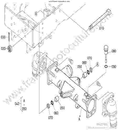 KUBOTA - BX2350D : Carter differentiel AV