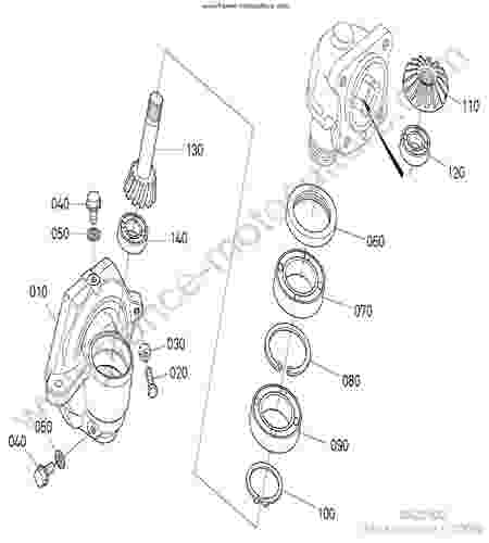 KUBOTA - BX2350D : Reducteur AVD
