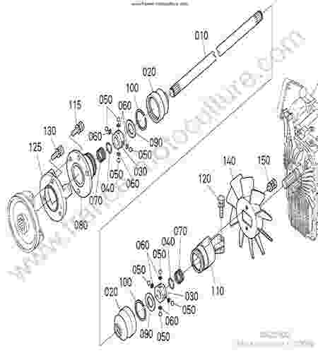 KUBOTA - BX2350D : Arbre transmission