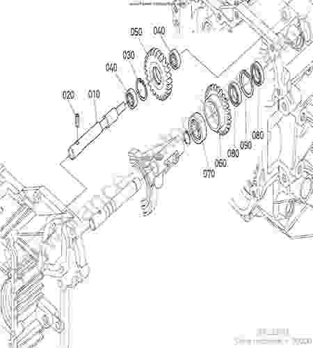 KUBOTA - BX2350D : Pignons marche