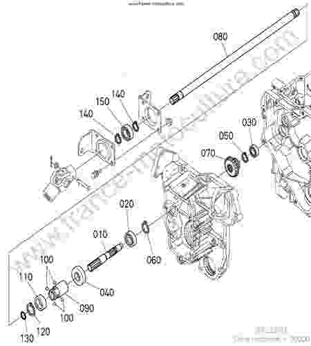 KUBOTA - BX2350D : Cardan marche