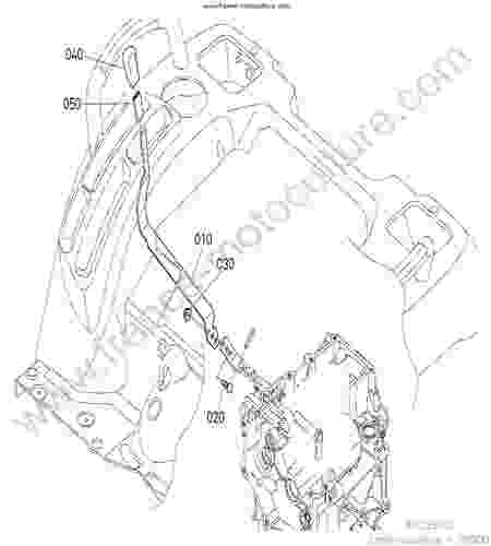 KUBOTA - BX2350D : Levier vitesse gamme
