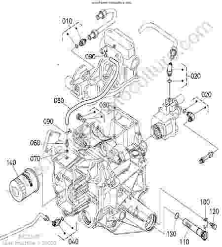 KUBOTA - BX2350D : Circuit refoulement