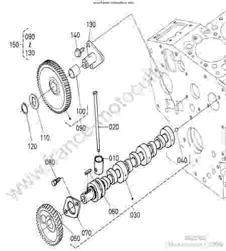 KUBOTA - BX2350D : Arbre cames 1