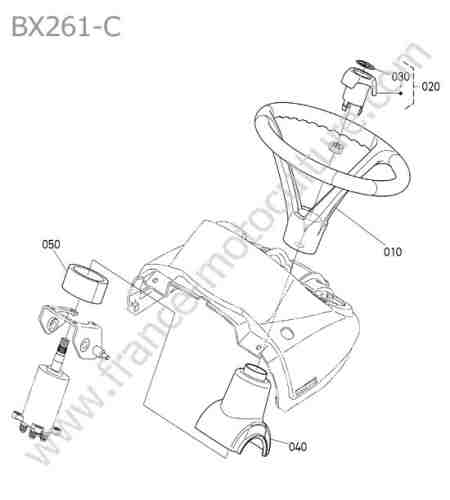 KUBOTA - BX261 : Volant direction