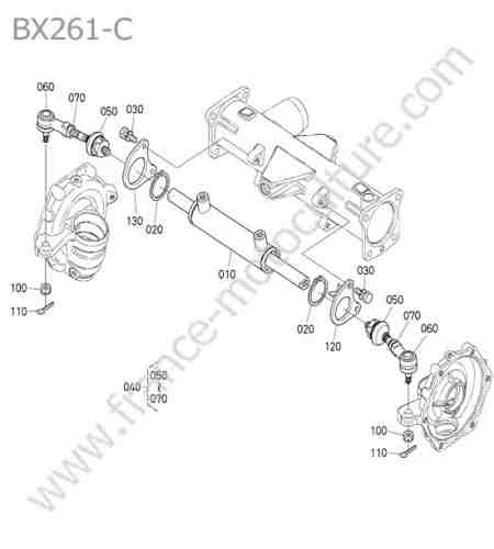 KUBOTA - BX261 : Verin direction