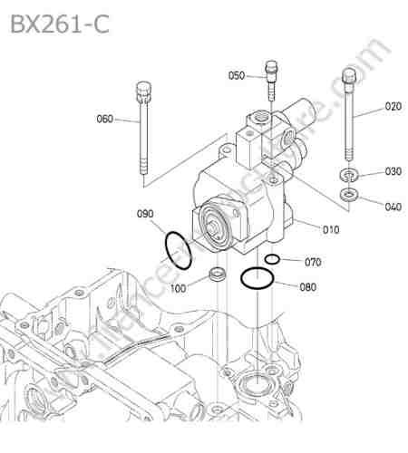 KUBOTA - BX261 : Pompe hydraulique