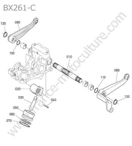 KUBOTA - BX261 : Piston / bras relevage