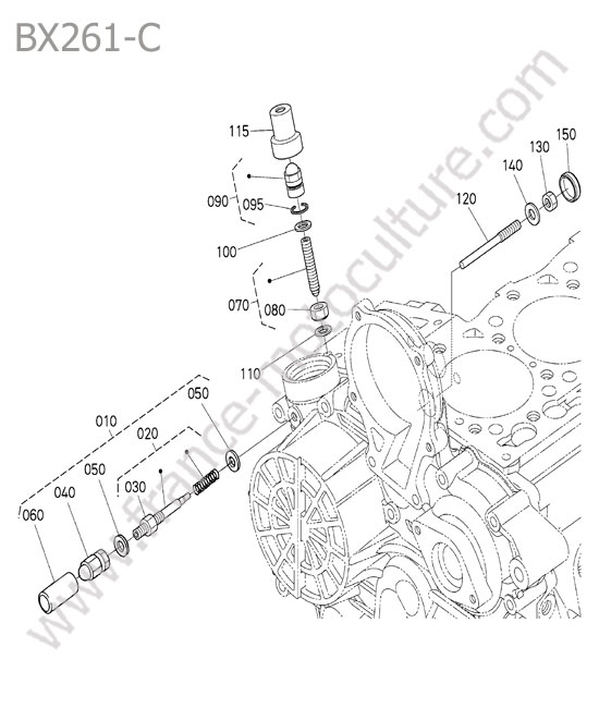 Dispositif ralenti KUBOTA BX261
