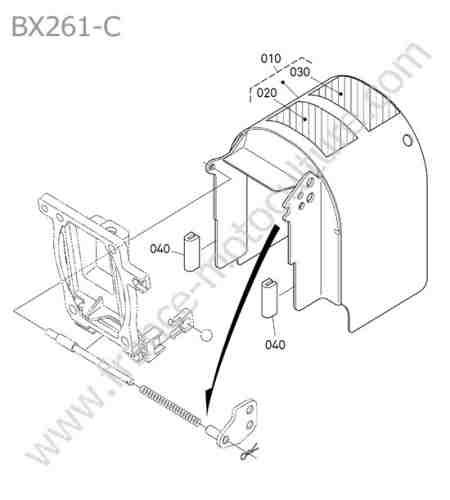KUBOTA - BX261 : Protecteur pdf