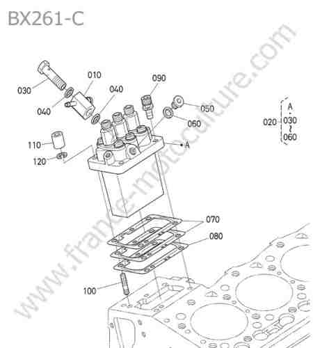 KUBOTA - BX261 : Pompe injection