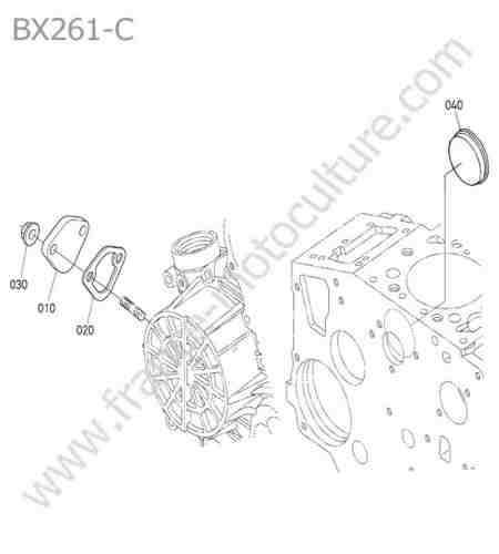 KUBOTA - BX261 : Bouchon pompe injection