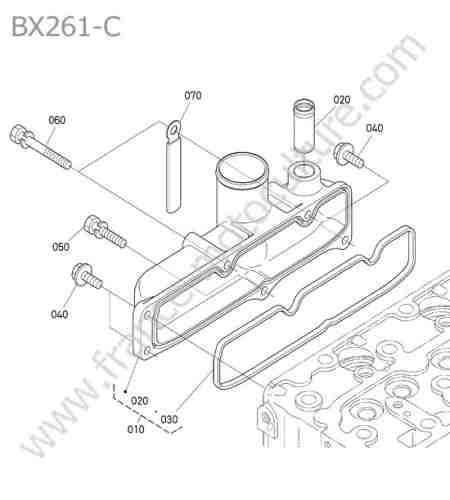 KUBOTA - BX261 : Collecteur admission