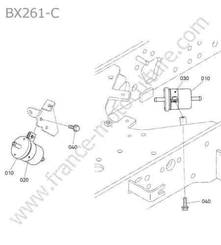 KUBOTA - BX261 : Filtre carburant