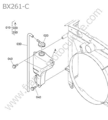 KUBOTA - BX261 : Vase expansion