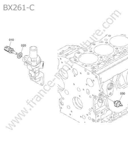 KUBOTA - BX261 : Mano contact
