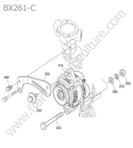 KUBOTA - BX261 : Alternateur