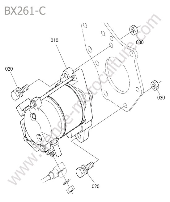 Demarreur KUBOTA BX261