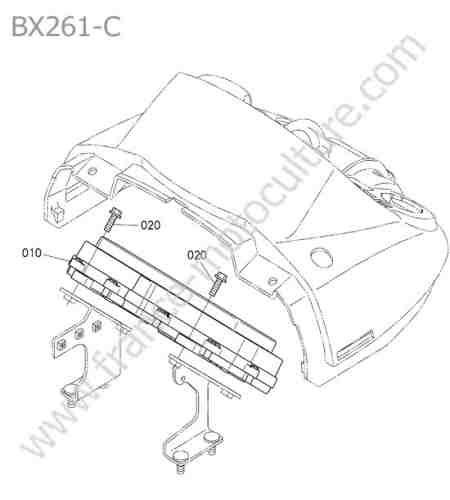 KUBOTA - BX261 : Tableau bord