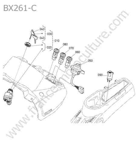 KUBOTA - BX261 : Commutateur