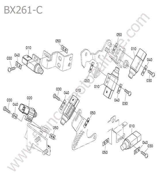 Interrupteur KUBOTA BX261
