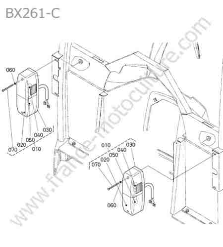 KUBOTA - BX261 : Feux detresse