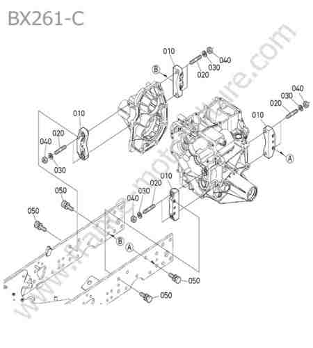 KUBOTA - BX261 : Support chassis