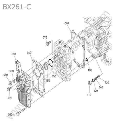 KUBOTA - BX261 : Hst - refroidisseur